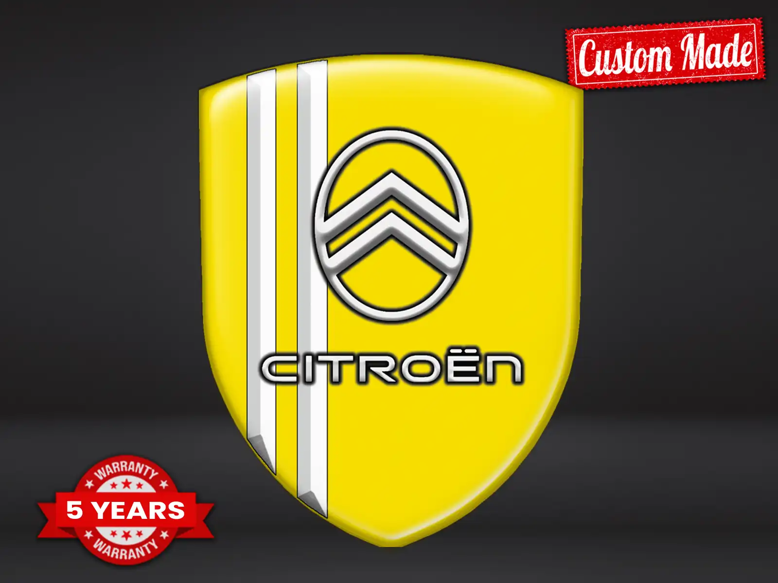 Citroen Autocollants Logo Imprimé Pro Max Durable Stylé